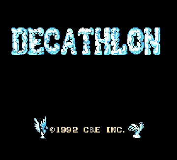 Decathlon (Asia) (Ja) (Unl) screen shot title